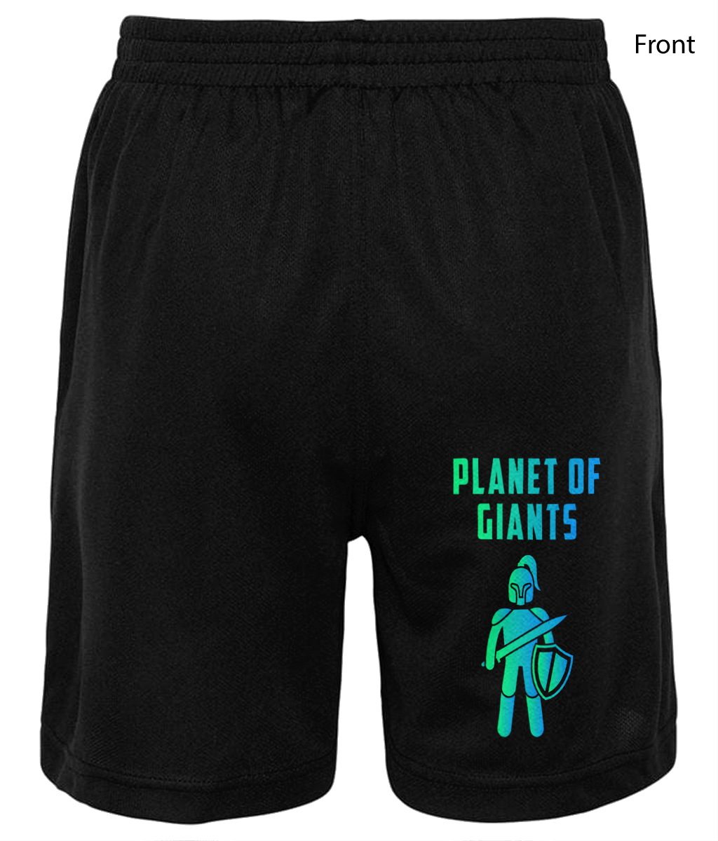 Planet of Giants Sports Shorts