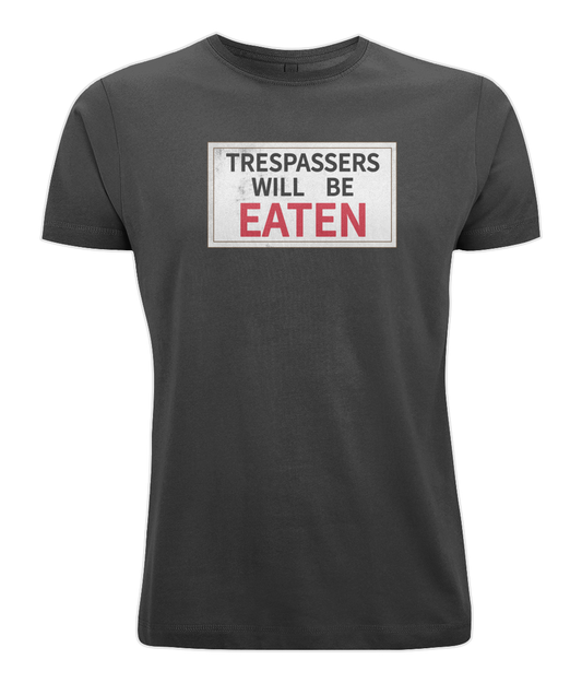 James Bond 007 Trespassers Will Be Eaten T-Shirt