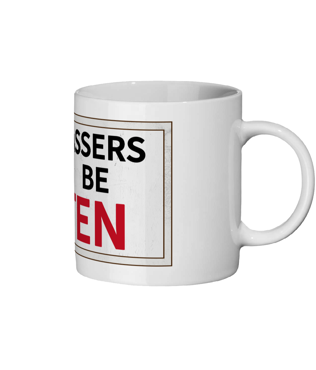 James Bond 007 Trespassers Will Be Eaten Mug