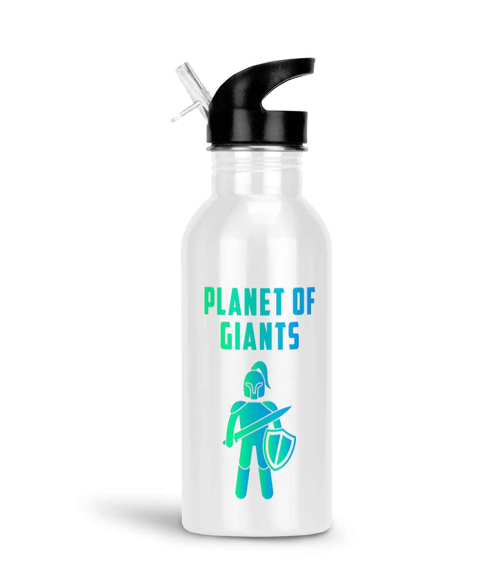 Planet Of Giants Gym Fitness Water Bottle 600ml