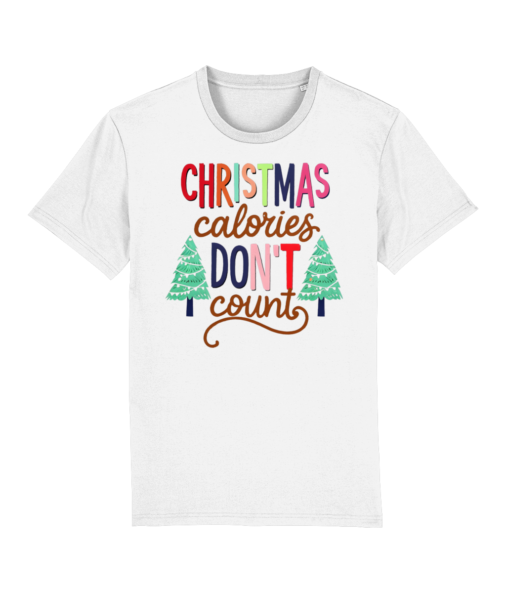 Christmas Calories Don't Count Organic T-Shirt